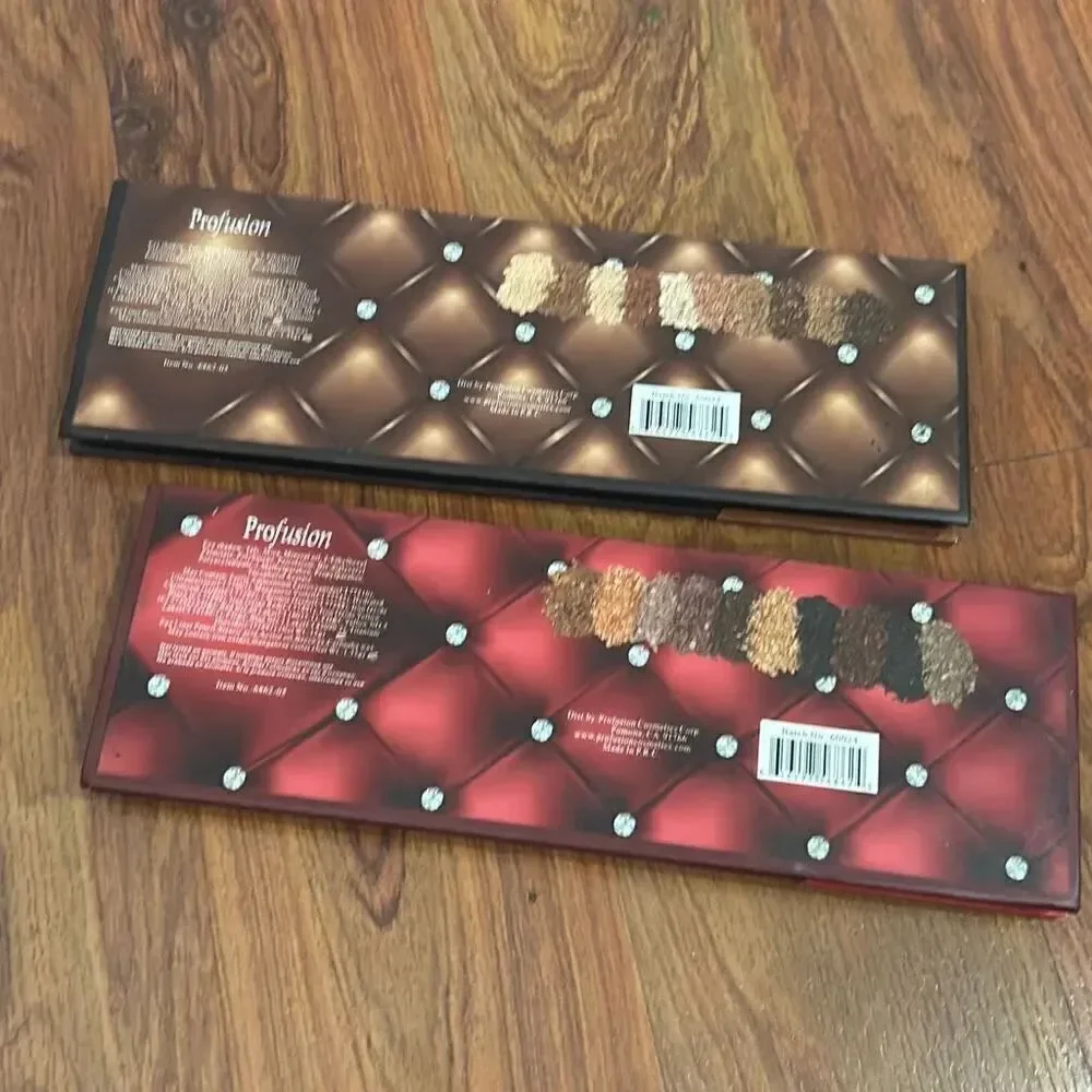 Profusion cosmetics bare and berry eyeshadow palates 2 sets